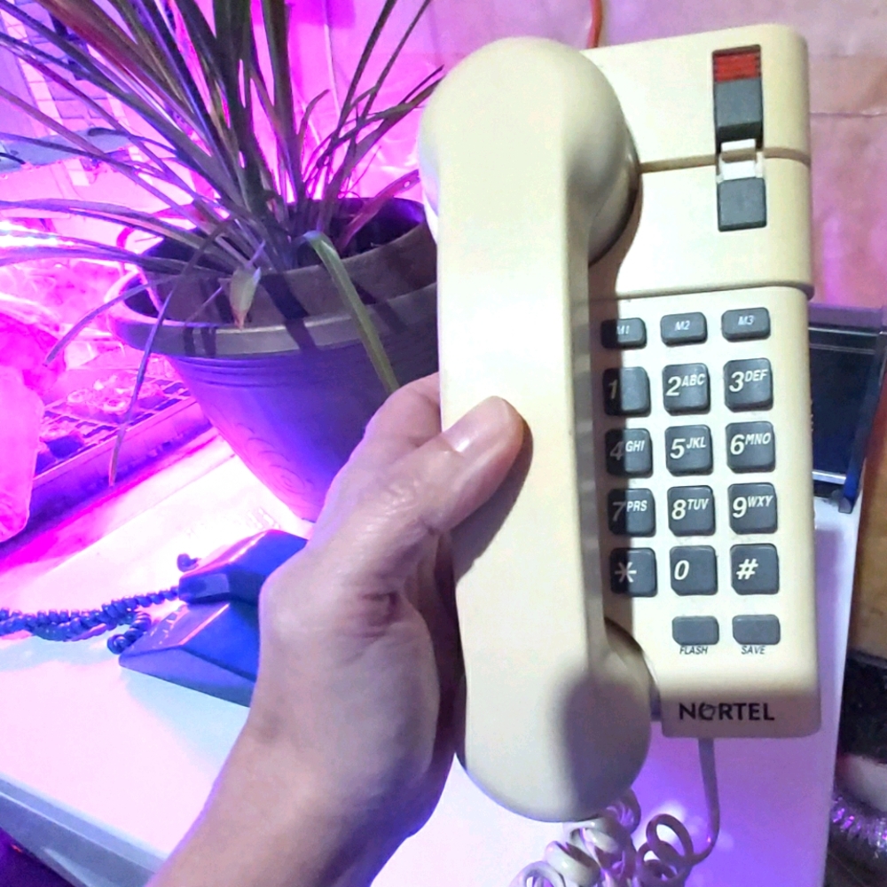 Vintage Nortel Press Dial Telephone